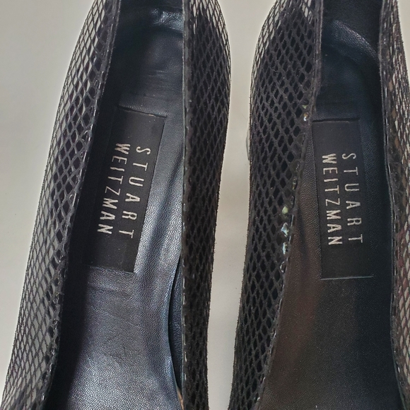 Stuart Weizman Patent Leather Block Heeled Shoes - Picture 4 of 8